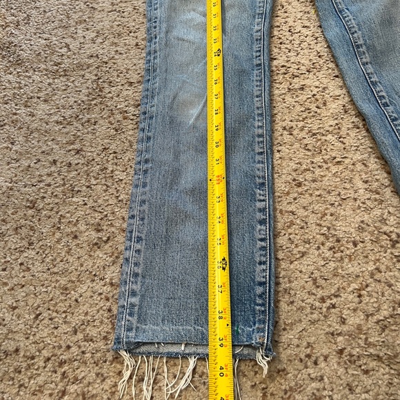 Moussy Vintage Women’s Straight Distressed Blue Washed Jeans Denim Pants Size 27 - Picture 13 of 13